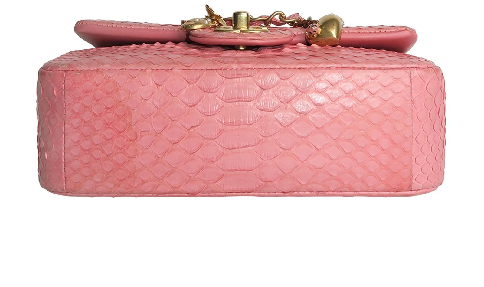 Chanel Python Rectangular Mini Classic Flap Bag, &pound;2,500, Top view